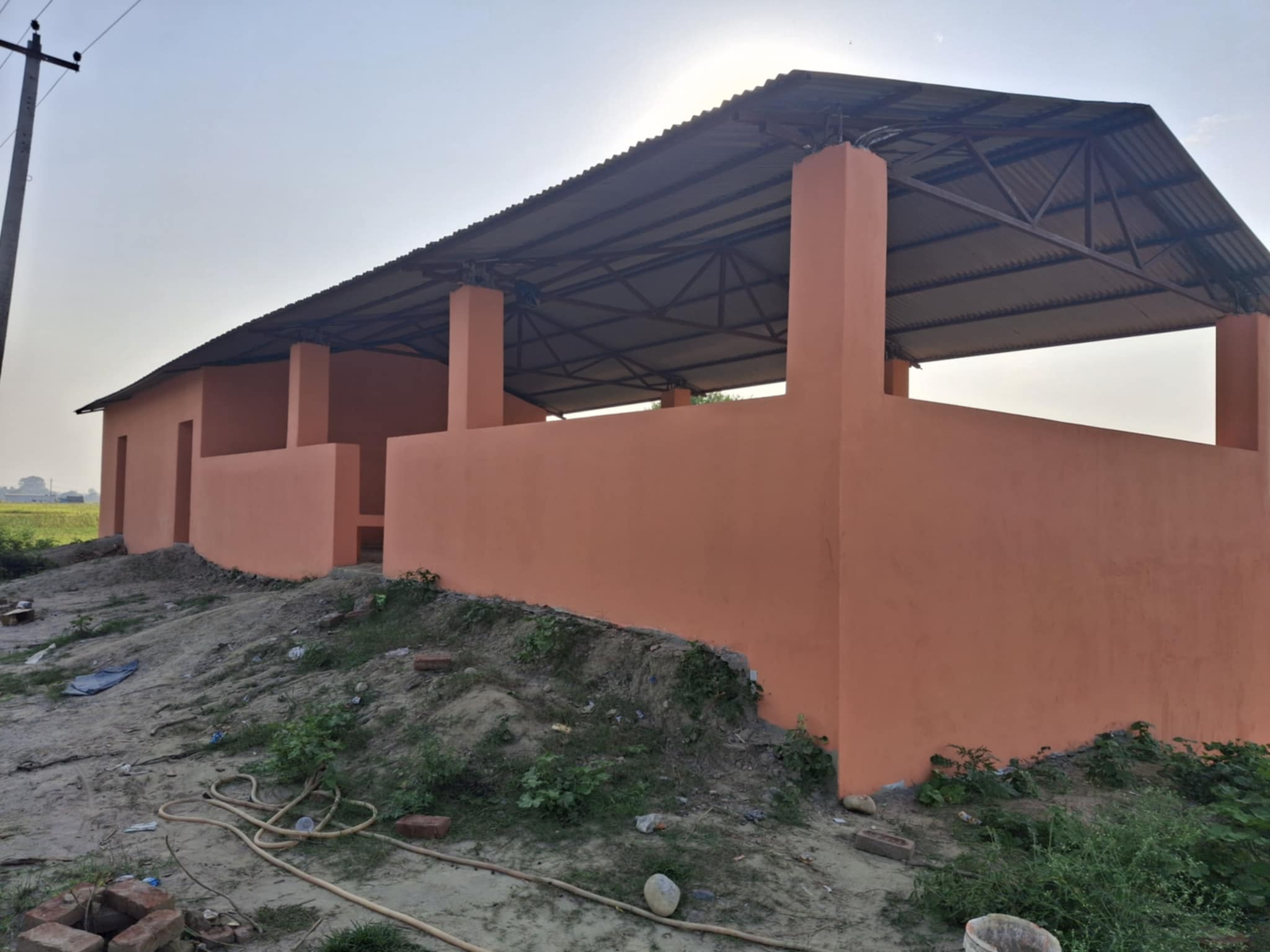 डुडुवा गाउँपालिकाले राप्तीमा शबदाह घाट बनाउदै