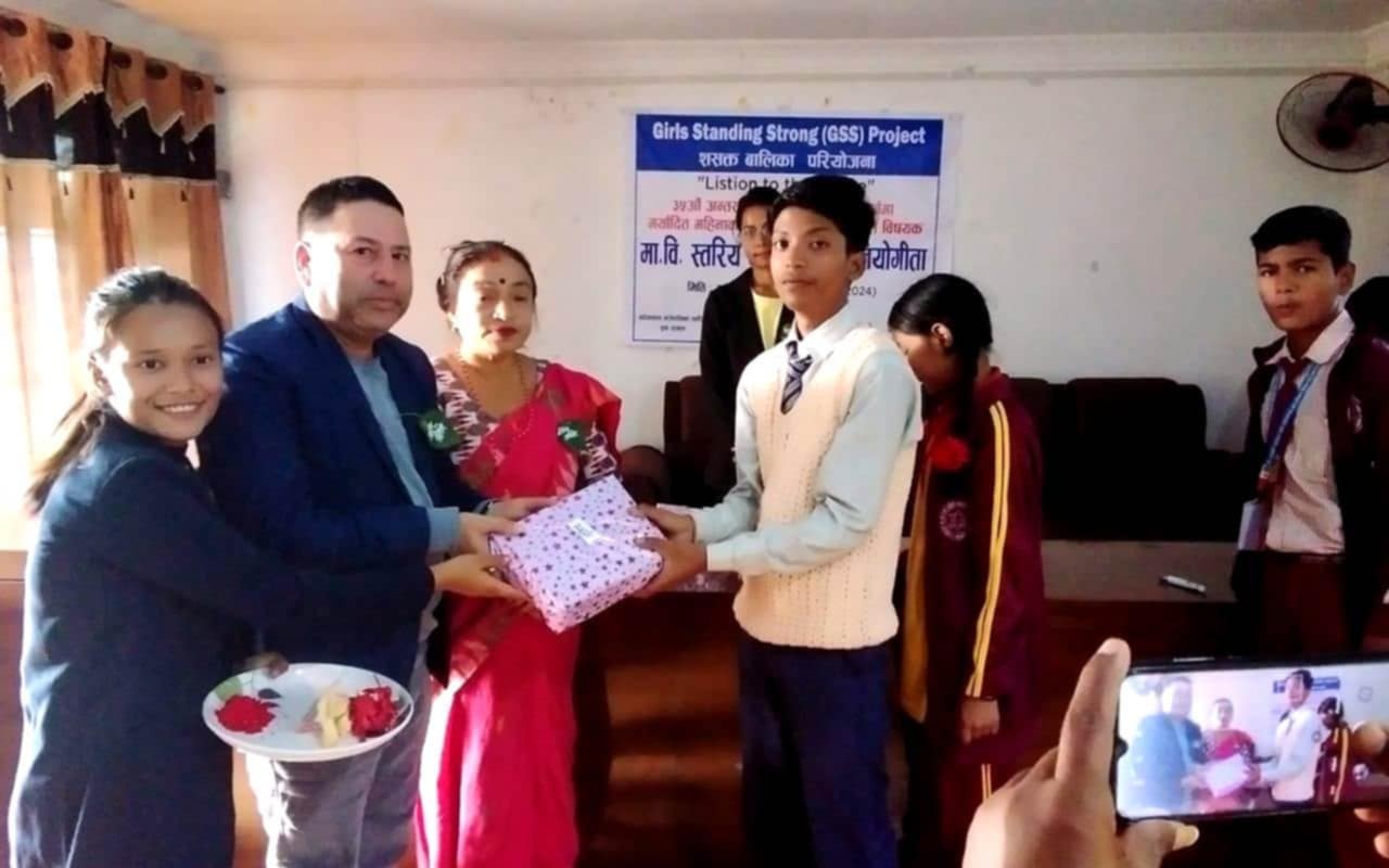 मर्यादित महिनावारी हाम्रो दायित्व विषयक वक्तृत्वकला प्रतियोगिता