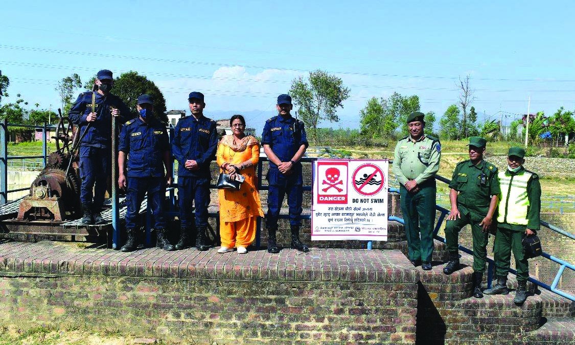 डुडुवाको बन्दा क्षेत्रमा नुहाउन र पौडी खेल्न प्रतिबन्ध