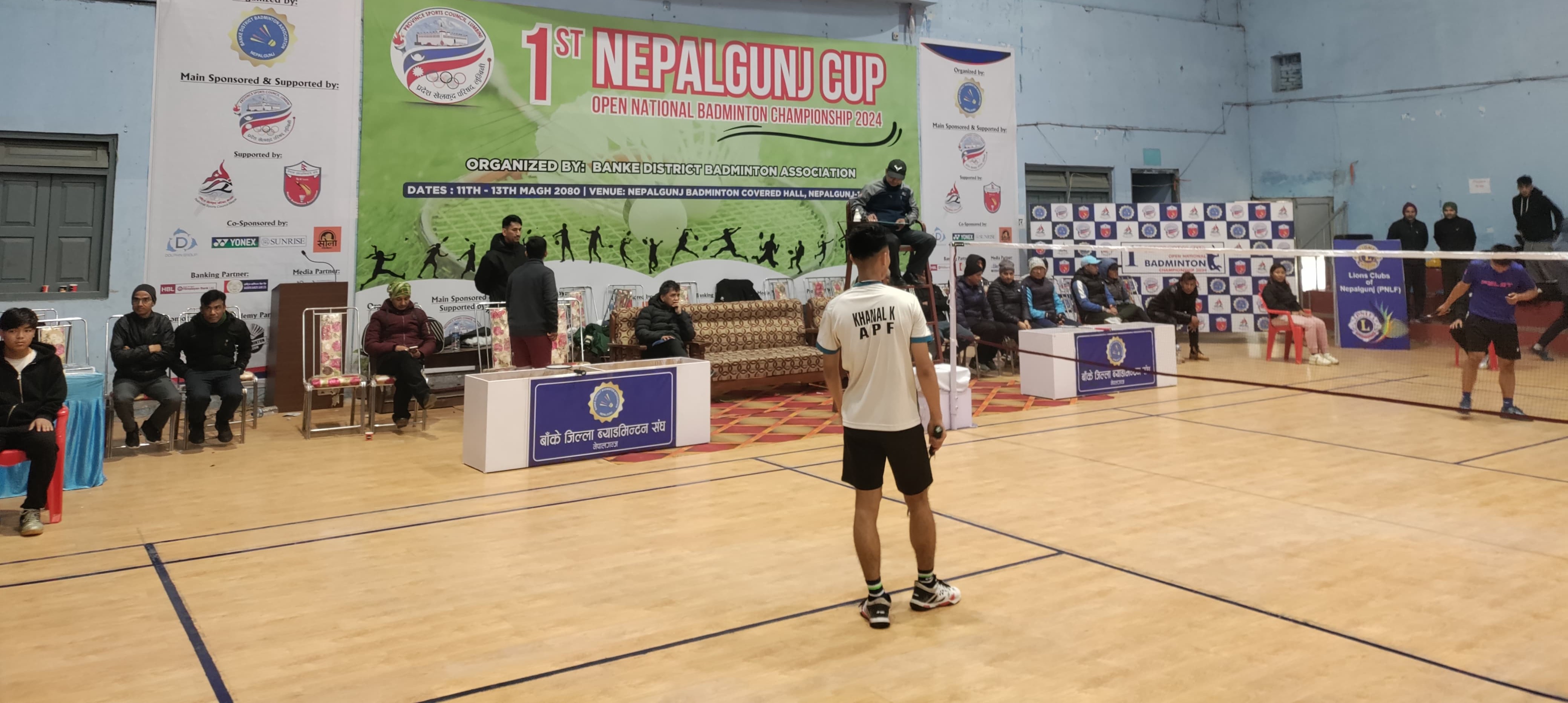 राष्ट्रिय व्याडमिन्टन प्रतियोगितामा प्रिक्वाटर र क्वाटर फाईनलका ५८ खेल हुदैँ