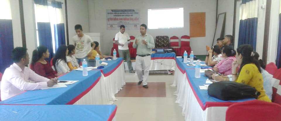 बालअधिकार समितिलाई मानव बेचबिखनविरुद्ध तालिम