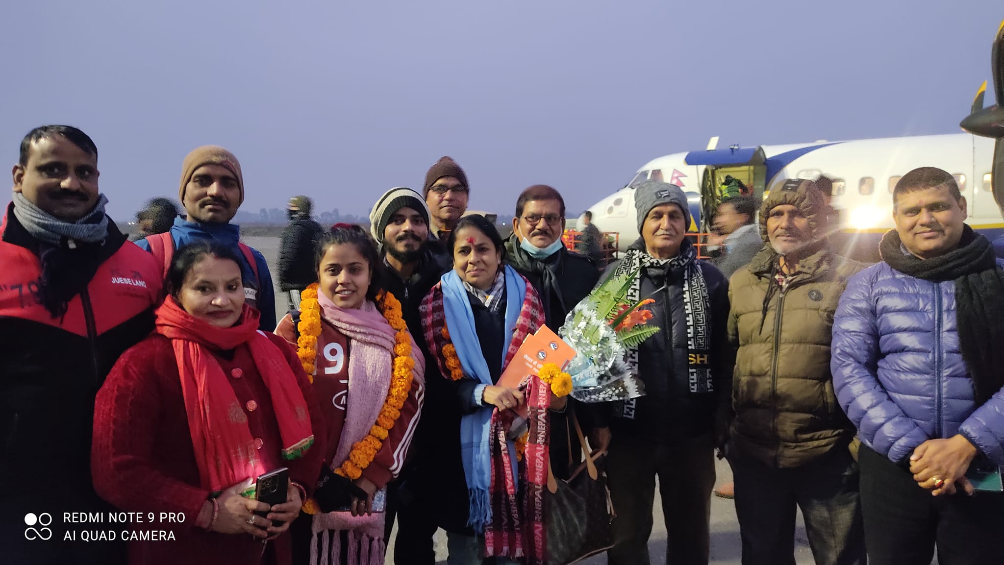 सांसद तिवारीलाई गृह जिल्लामा स्वागत