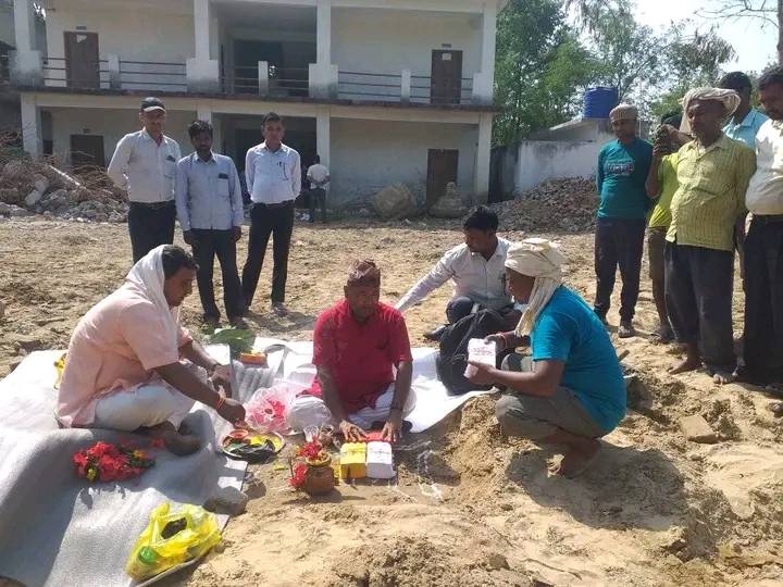 डुडुवाको पशुपति माविमा ९ कोठे भवनको शिलान्यास