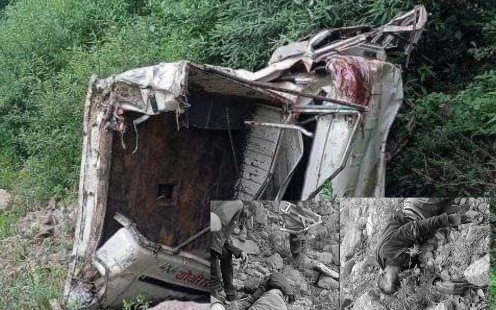 कालिकोट जीप दुर्घटनामा दुईको मृत्य