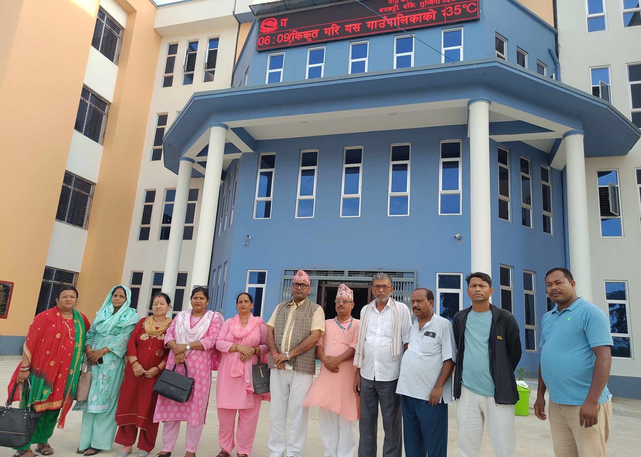 जिल्ला समन्वय समितिद्धारा डुडुवा भवनको अनुगमन