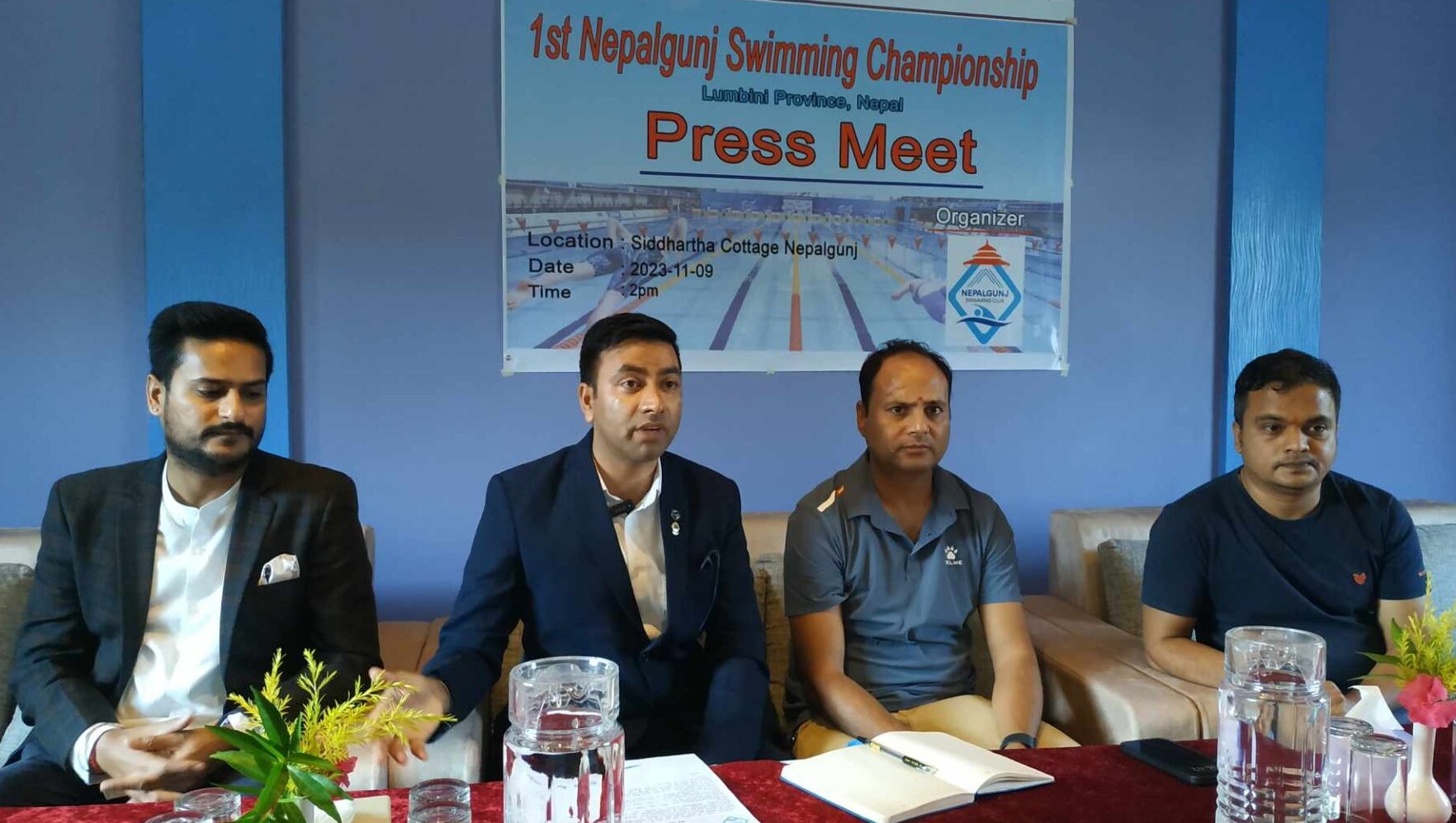 नेपालगन्जमा प्रदेशस्तरिय पौडी प्रतियोगिता