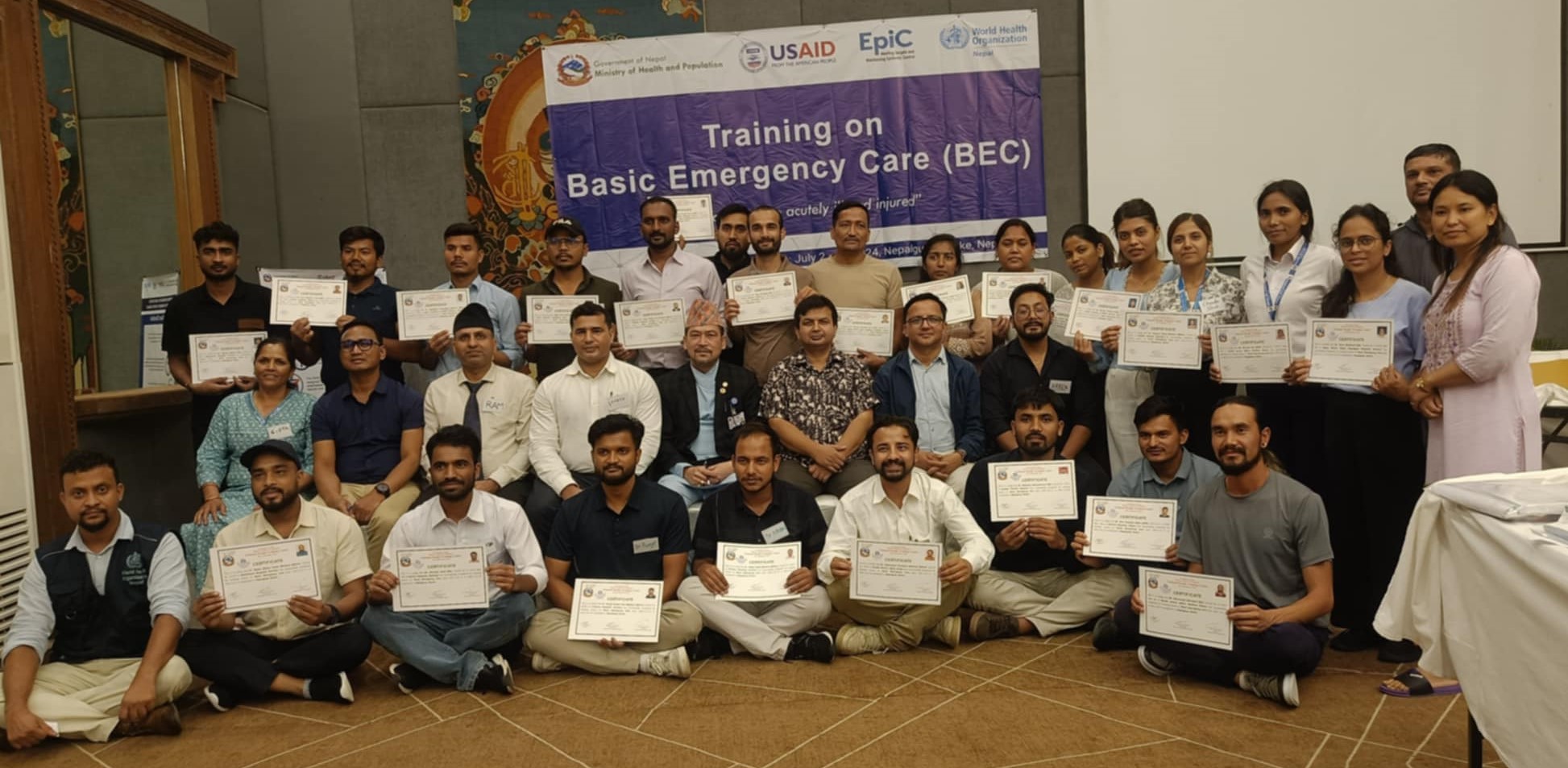 अस्पतालका चिकित्सलाई आकस्मिक स्वास्थ्य सेवा तालिम