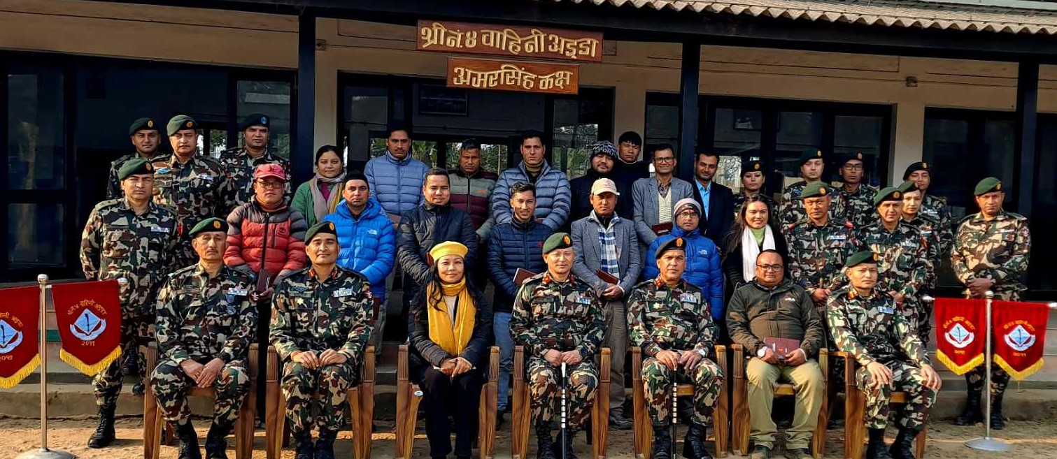 बाँकेमा रक्षा सम्वाददाता अभिमुखीकरण प्रशिक्षण