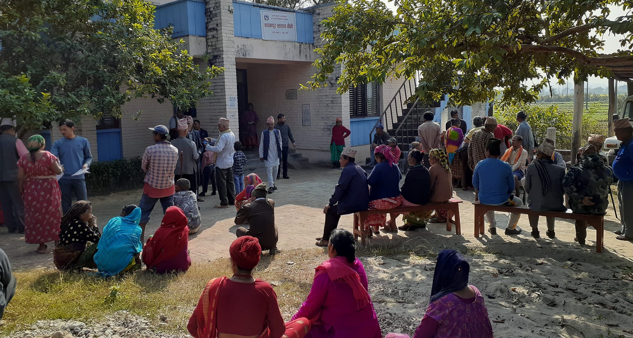 आँखा शिविरमा एक हजार चारसय लाभान्वित