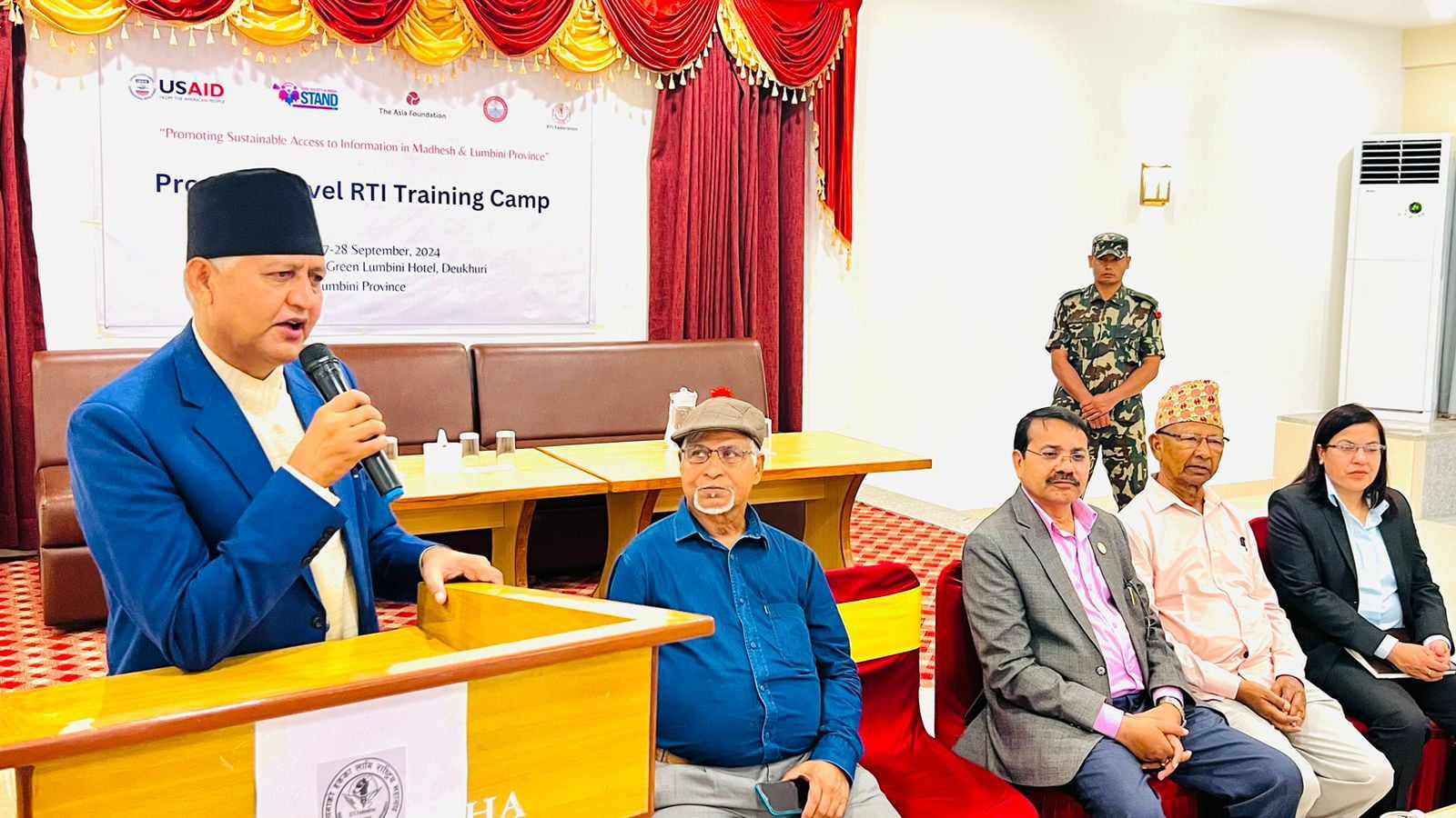 लुम्विनी प्रदेश सरकारले सूचनाको हक कार्यान्वय गर्छ : मुख्यमन्त्री आचार्य