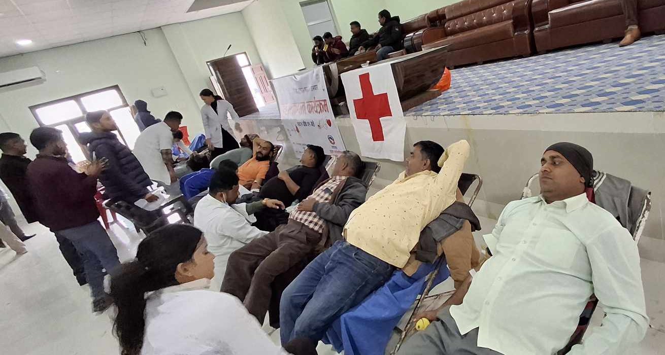 डुडुवाको बृहत रक्तदानमा २११ पिन्ट रगत संकलन