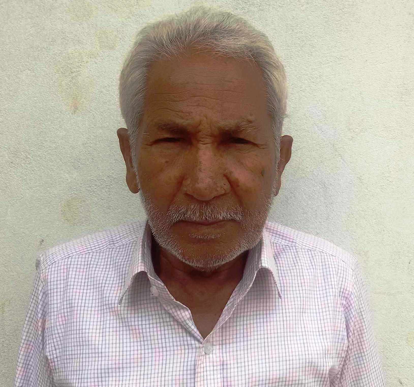 ७० बर्षीय लालजी कुर्मीलाई रगत नपाउदाको अनुभव