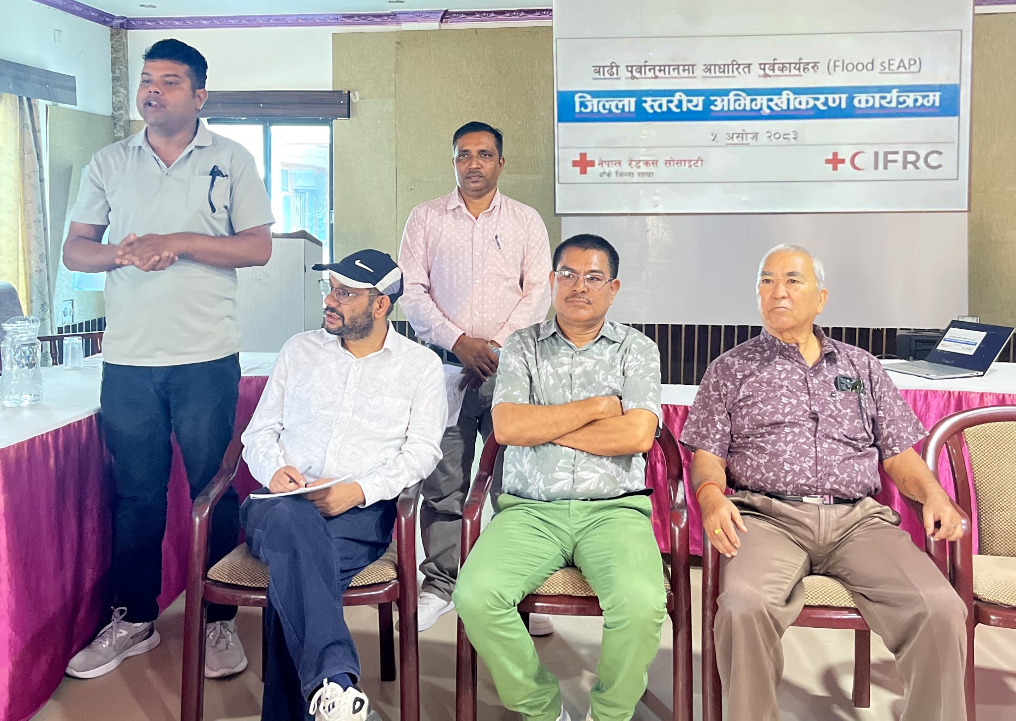 बाढी पूर्वानुमानमा आधारित पूर्वकार्य कार्यक्रम बारे अभिमुखीकरण