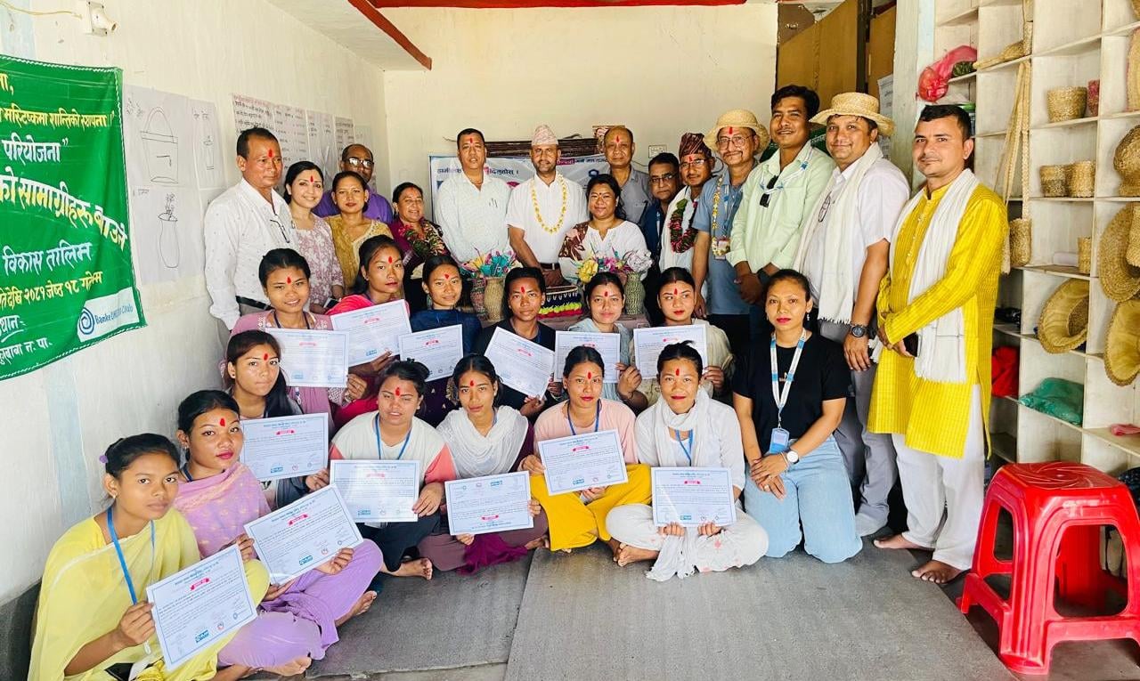 बर्दियाका युवतीहरुलाई सिप विकास तालिम