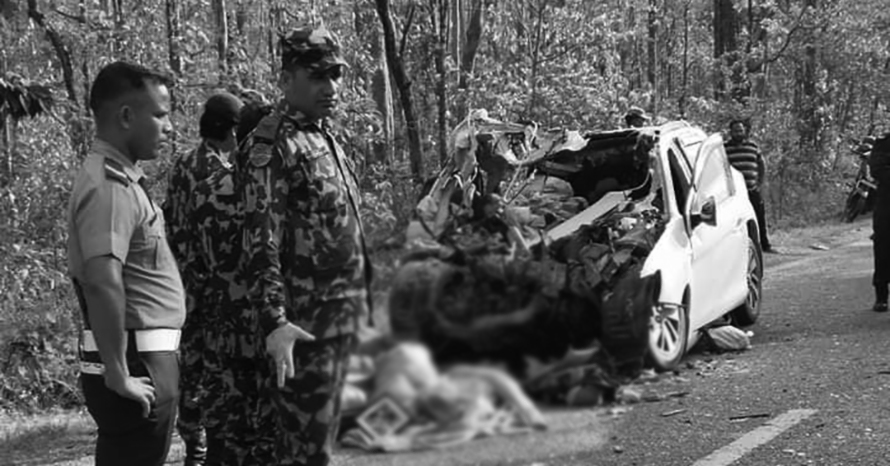 बाँकेको दुर्घटनामा दुईको मृत्यु