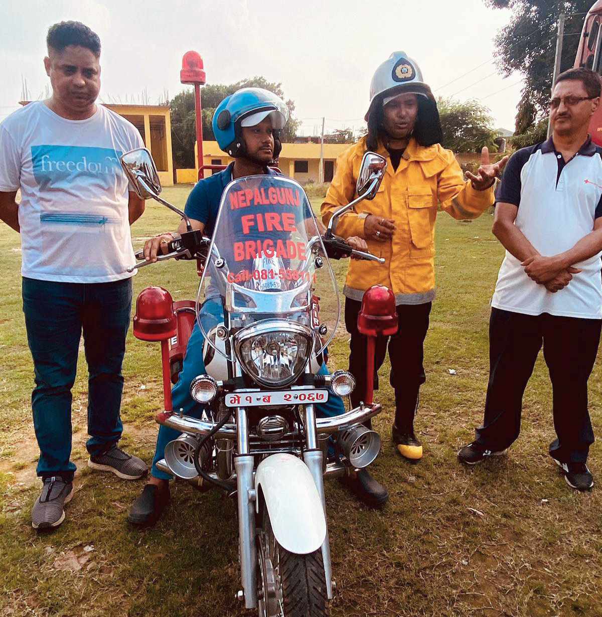 नेपालगन्जमा दमकल मोटरसाइकल सेवा सुरु