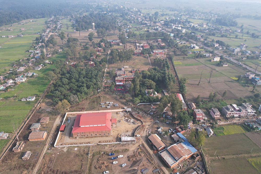 लुम्बिनी राजधानी क्षेत्रमा जग्गा फुकुवा