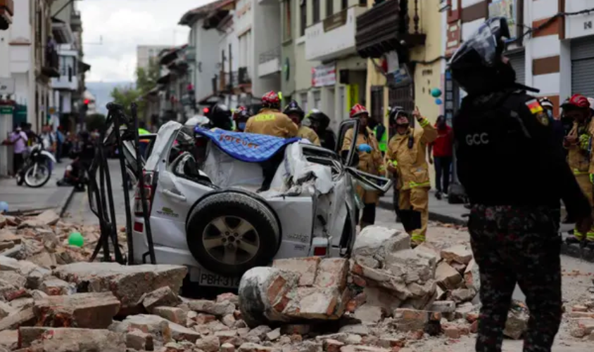 इक्वेडरमा भूकम्प, कम्तिमा १३ को मृत्यु