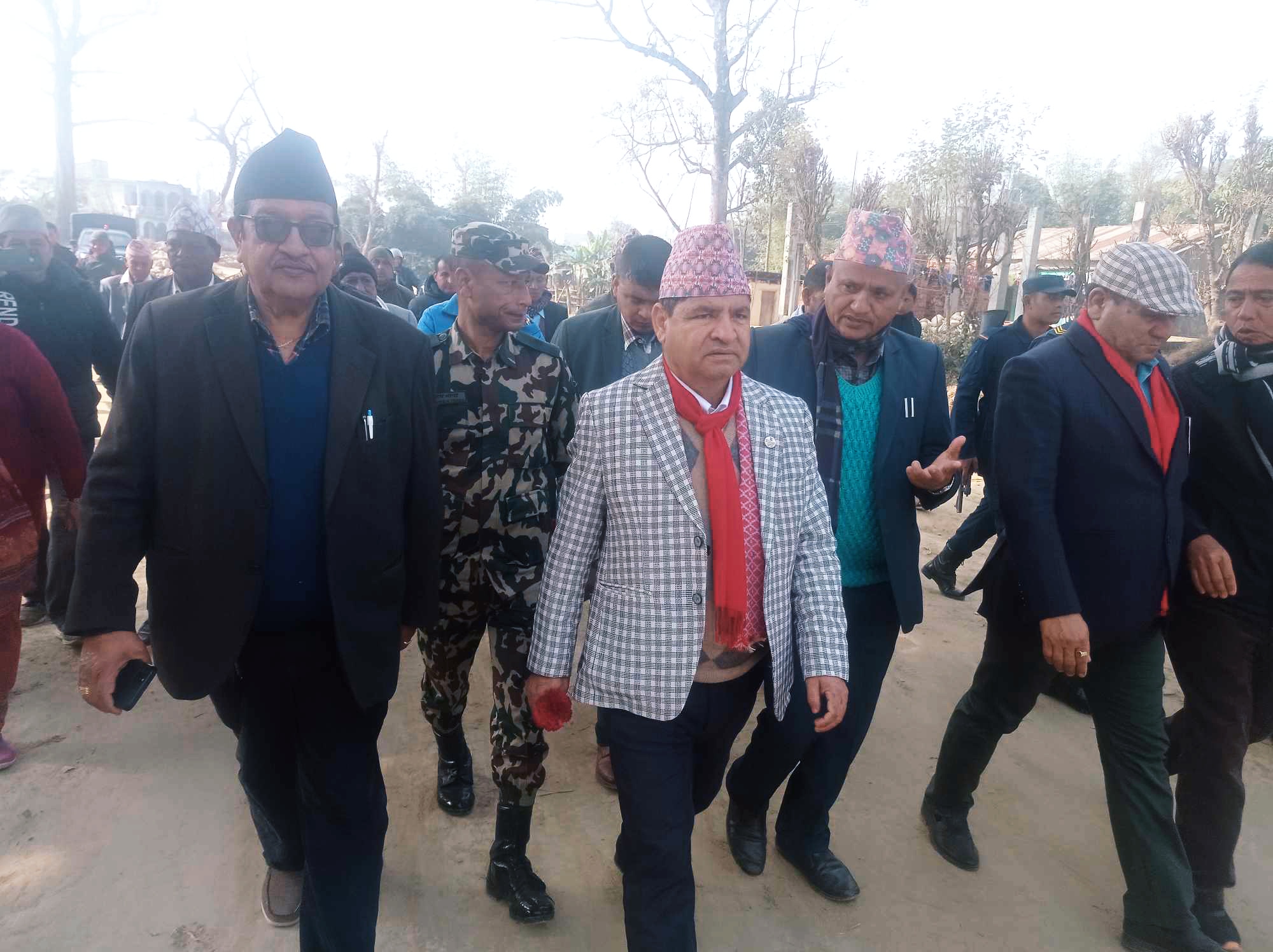 चप्परगौडी घुइयाबारी सडक अनुगमन