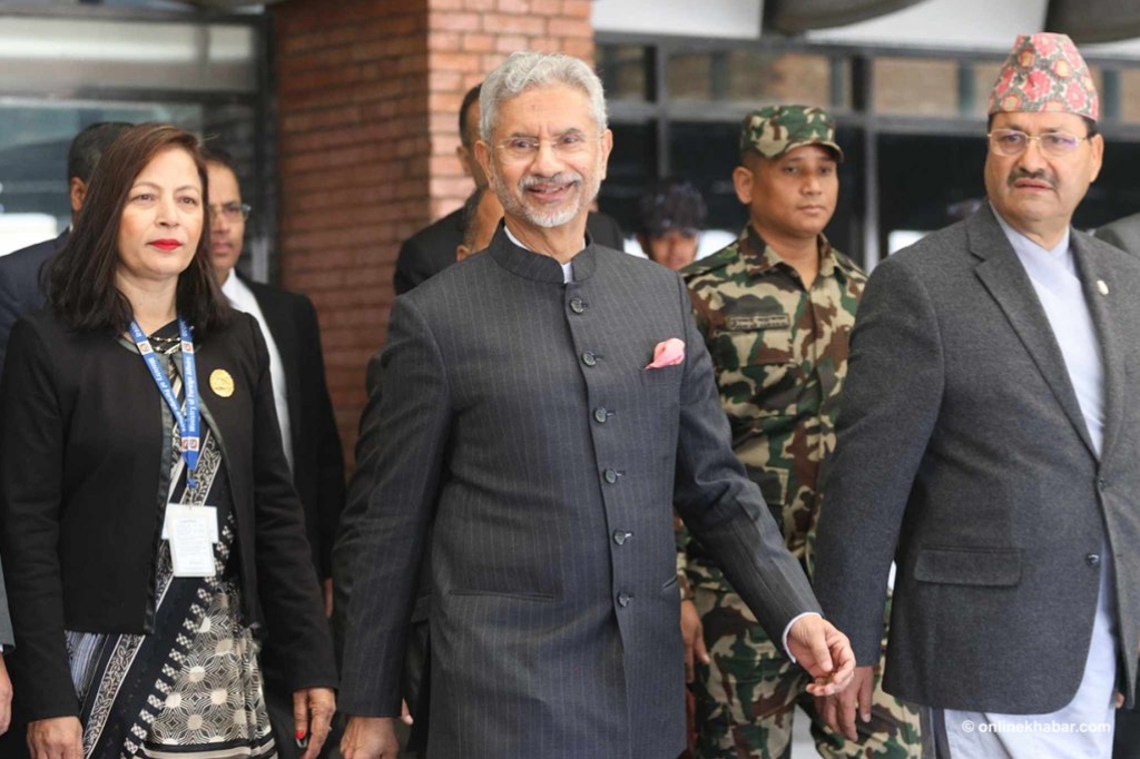 भारतीय विदेशमन्त्री जयशंकर काठमाडौंमा