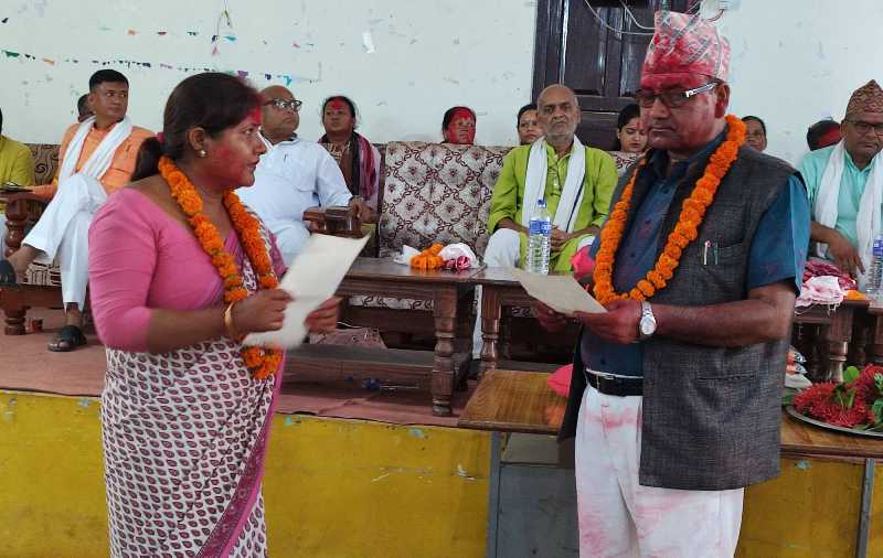 जिसस बाँकेका उपप्रमुखसहित सदस्यलाई सपथ ग्रहण