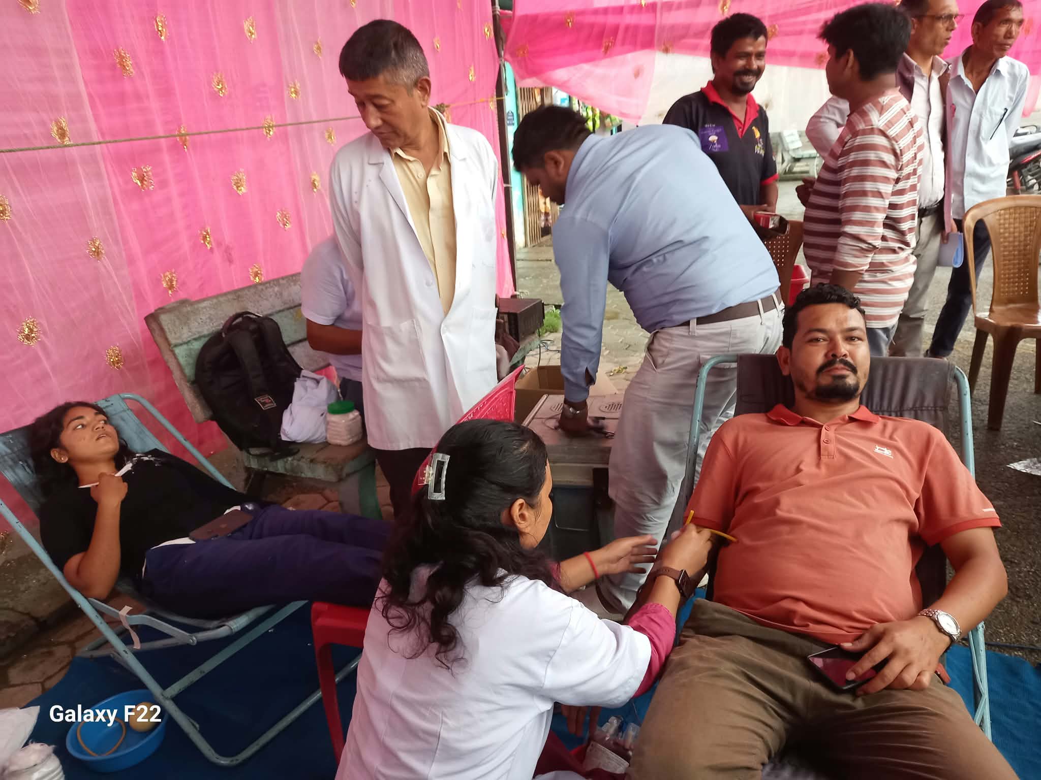 सयपत्री कला प्रतिष्ठानद्धारा रक्तदान