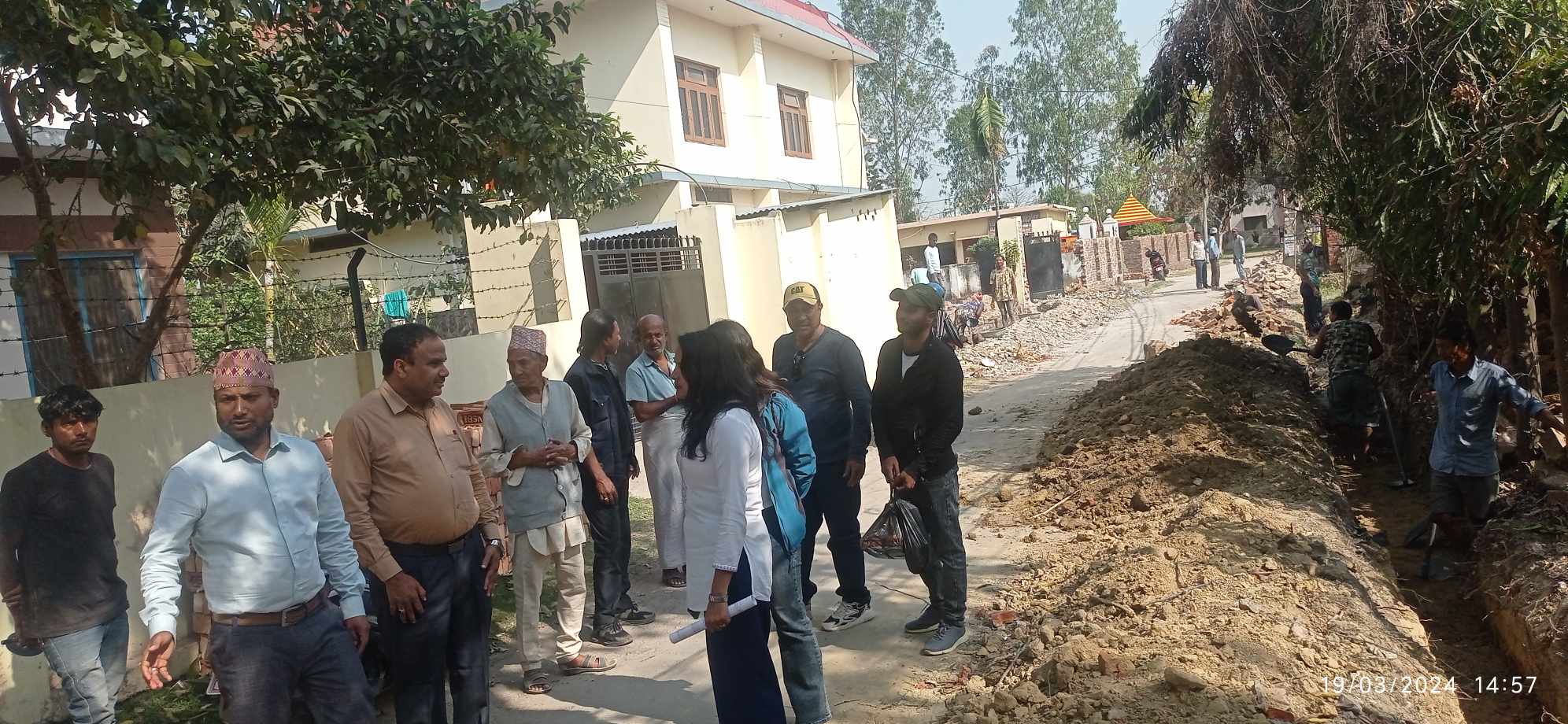 नेपालगन्जका भित्री बाटोको स्तरोन्नति कार्य सुरु