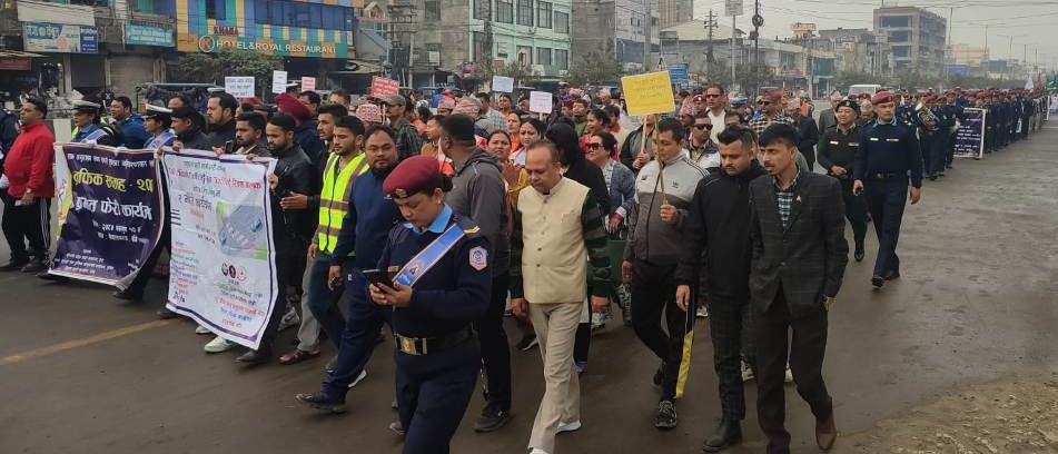 बाँकेमा ट्राफिक सप्ताहको शुभारम्भ