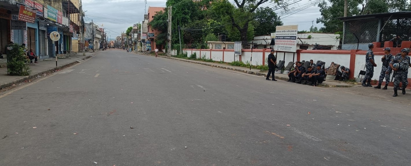 नेपालगञ्जको सुरक्षा व्यवस्था कडा