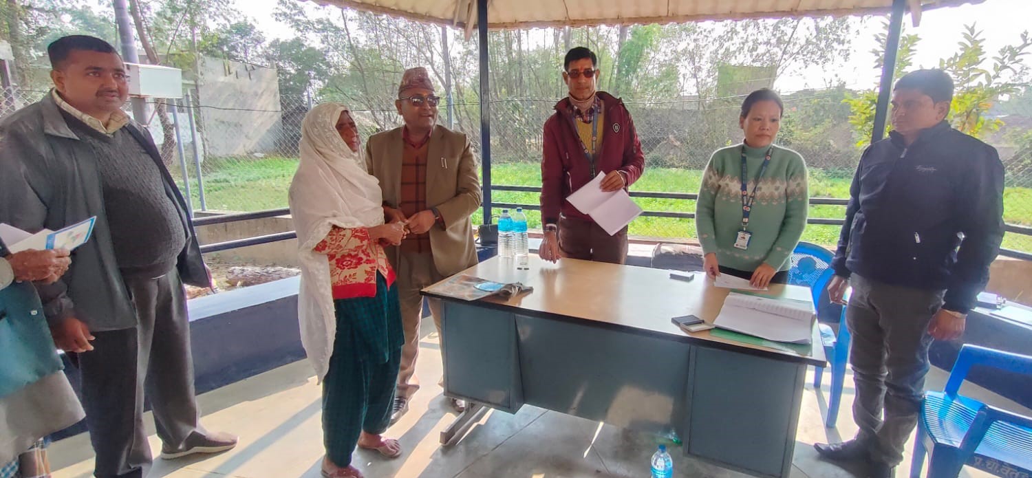 डुडुवाद्धारा गाउँमै सामाजिक सुरक्षा भत्ता विरतण सुरु