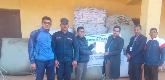 सानिमा रिलायन्सद्धारा भुकम्पपीडितका लागि न्यानो सिरक हस्तान्तरण