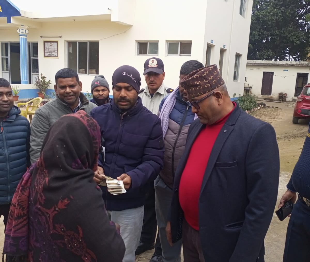 डुडुवा–६ मा सामाजिक सुरक्षा भत्ता वितरण