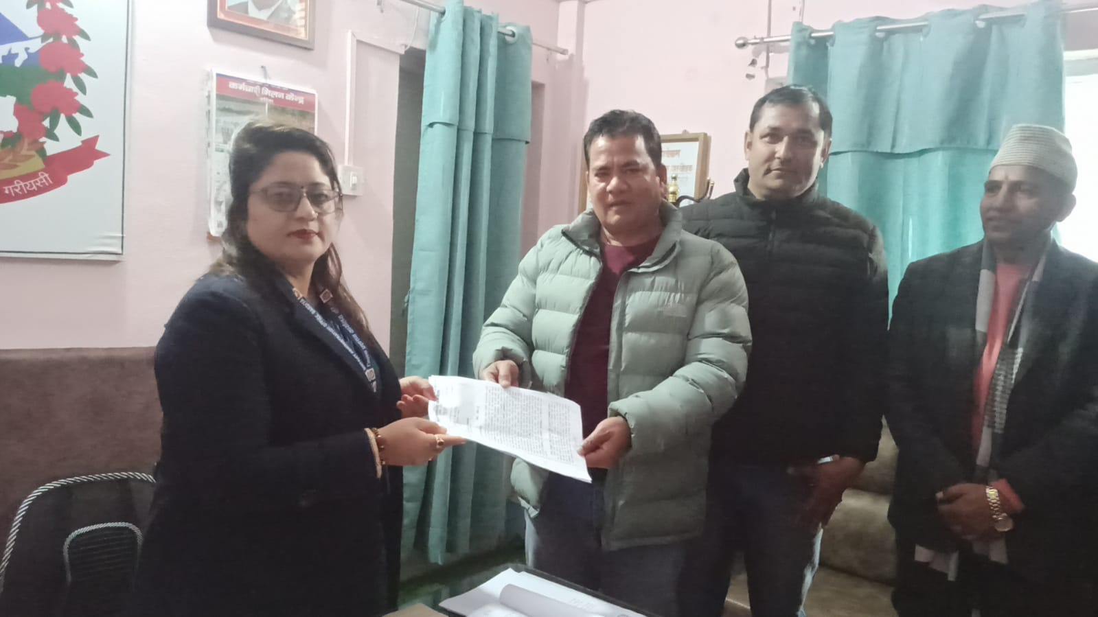 निमार्ण व्यवसायीद्धारा सरकारको ध्यानाकर्षण