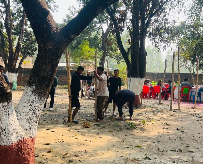 मतदानस्थलको तयारी