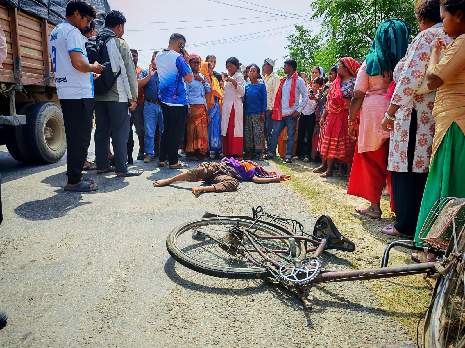 बसको ठक्करले बालकको मृत्यु