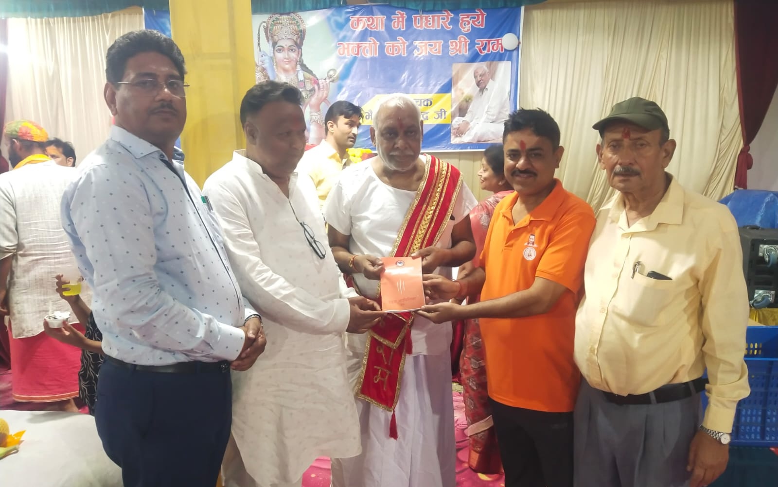 त्रिशक्ति मन्दिरमा हनुमान कथा बाचन