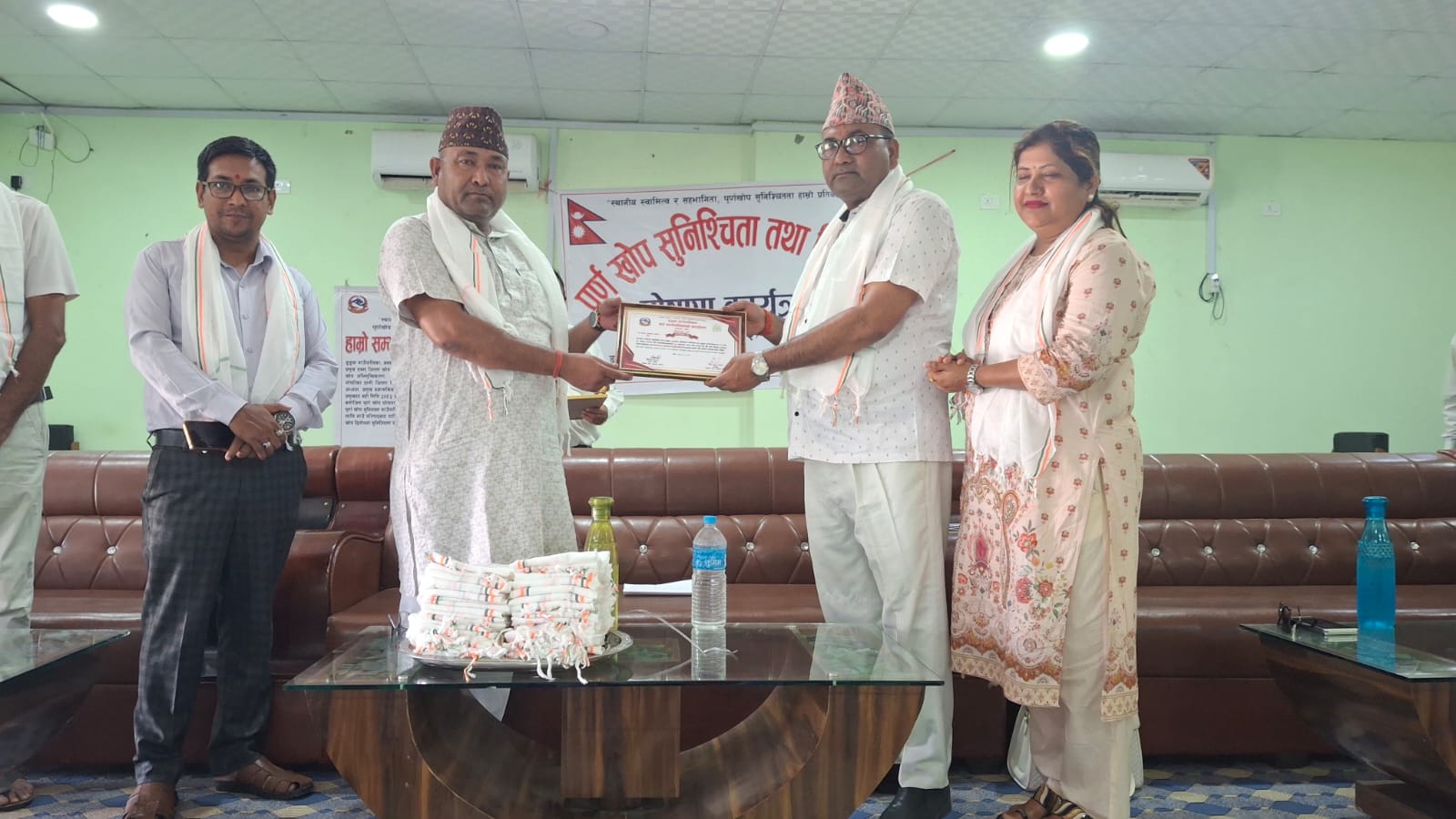 डुडुवा गाउँपालिका पूर्ण खोप सुनिश्चितता तथा दिगोपना घोषणा