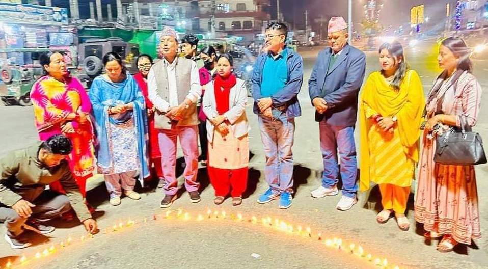 भुकम्पबाट निधन भएकाको १३ औं दिनको पुण्यतिथिमा श्रद्धाञ्जलि