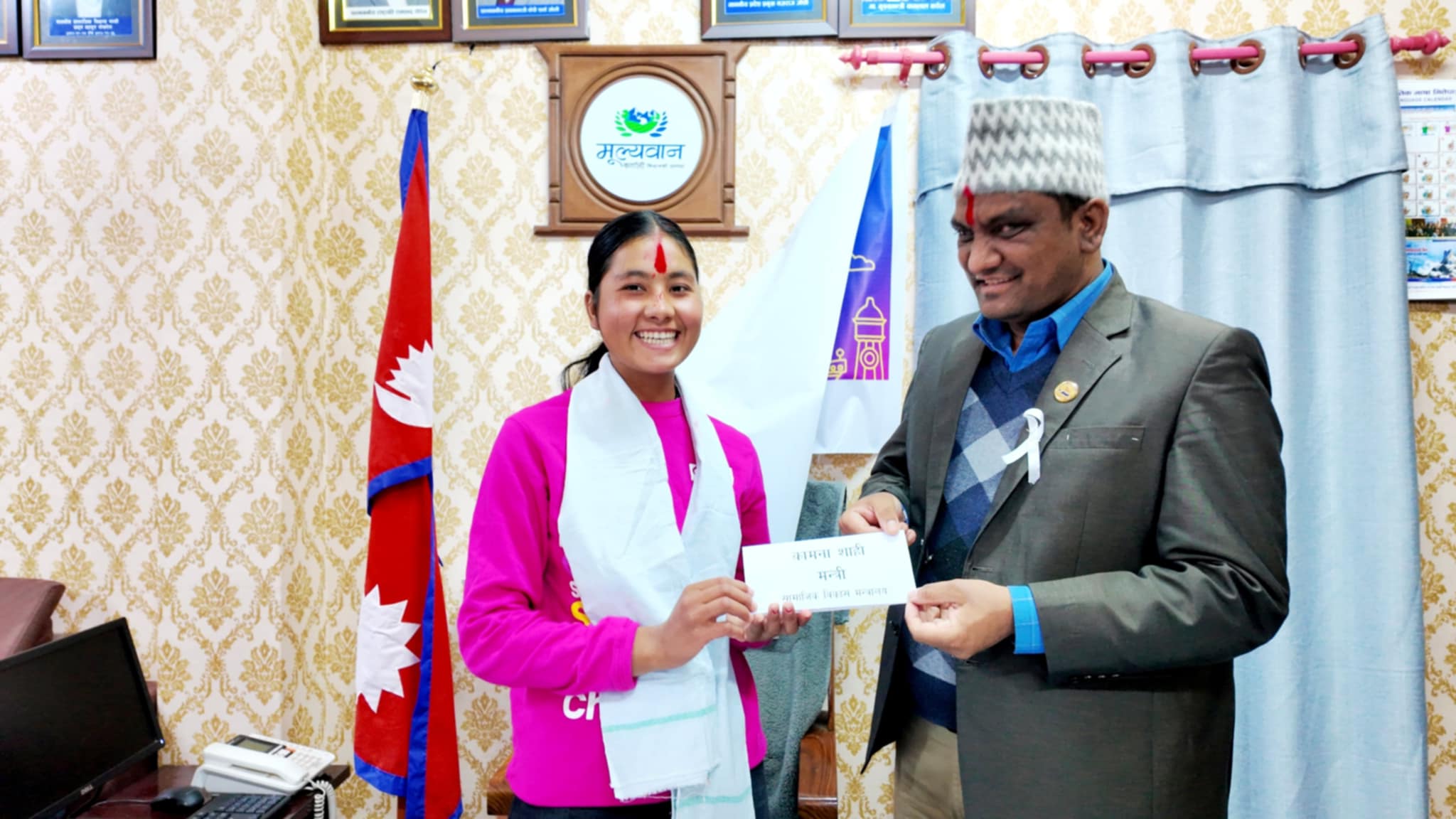 १४ बर्षीया कामना बनिन् कर्णाली प्रदेशको सामाजीक विकास मन्त्री