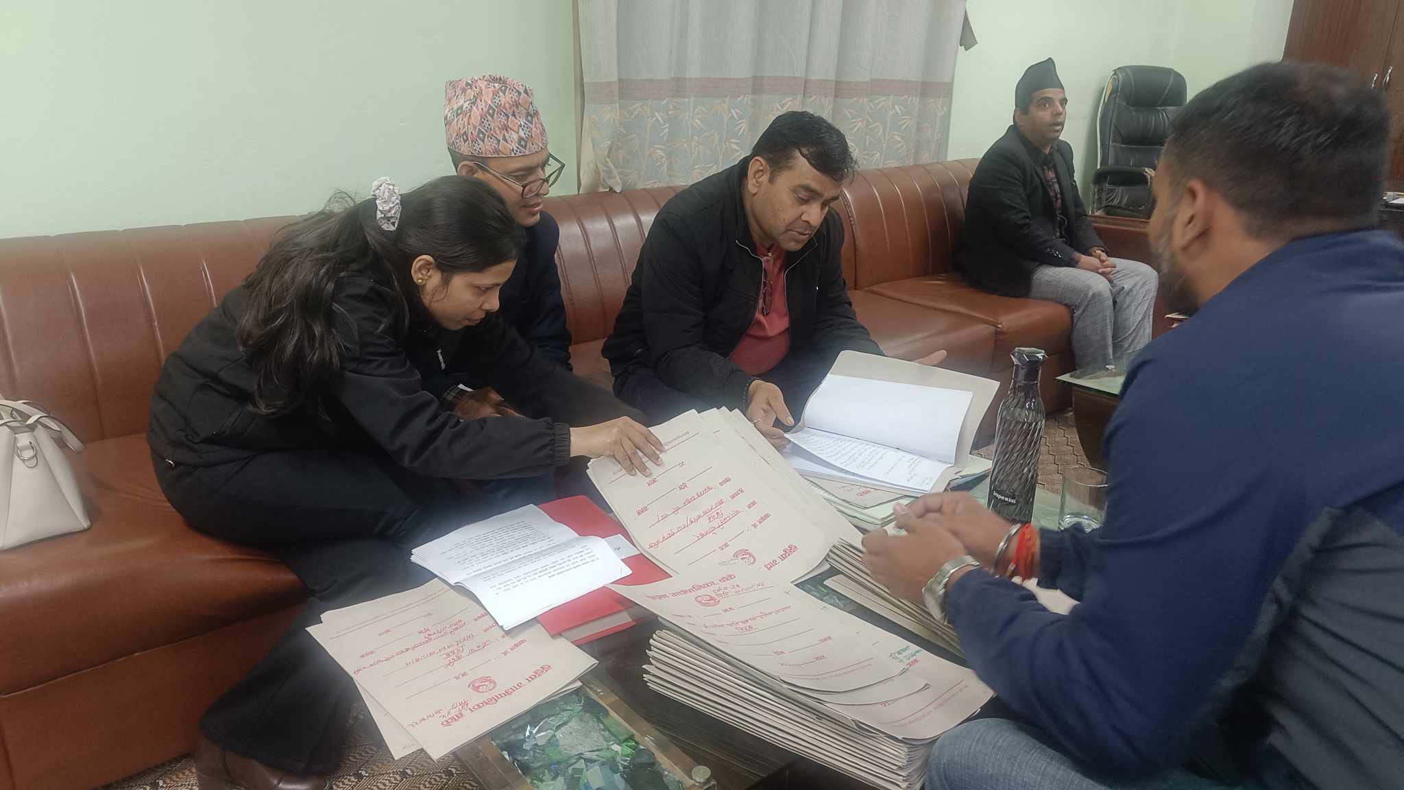 डुडुवाको न्याय सम्पादन बारे अदालतद्धारा निरिक्षण