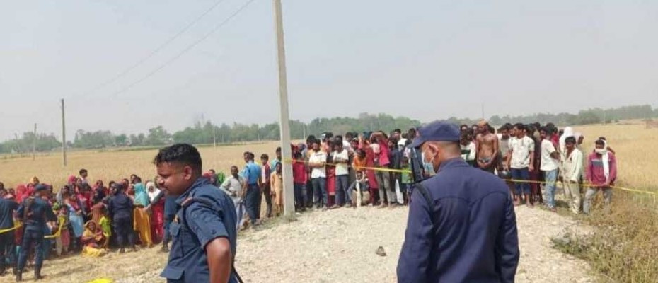 नेपालगन्जमा युवकको हत्या, खजुरामा आगलागी