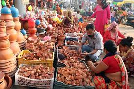 छठ पूजामा माटाको भाँडा बिक्री बढ्यो