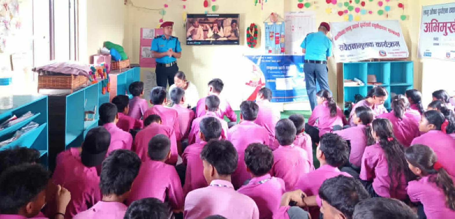 बर्दियामा मानव बेचबिखन तथा लागूऔषध दुव्र्यसनविरुद्ध अभियानमूलक सचेतना