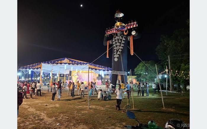 नेपालगन्जमा १५९औँ ऐतिहासिक रामलिलामामा रावण बधको तयारी