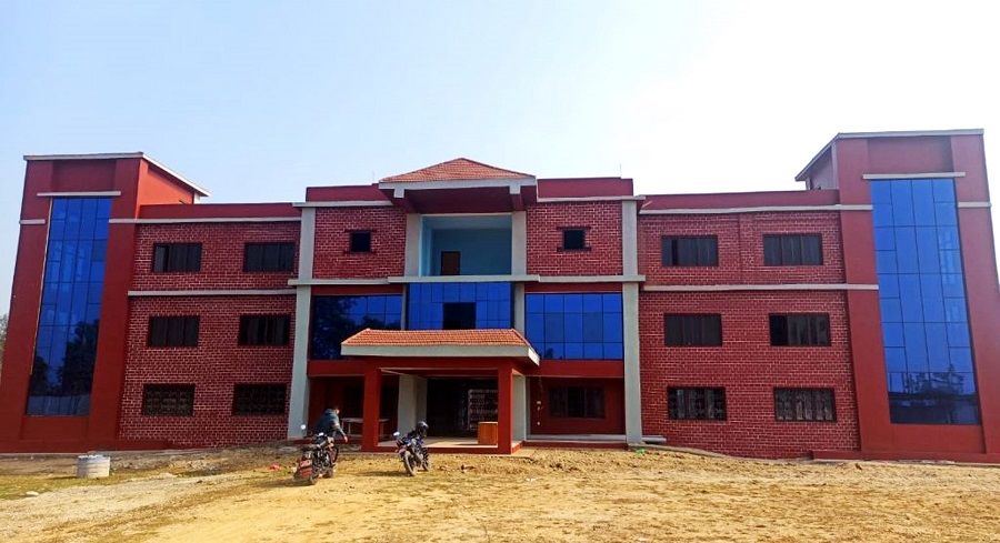 खजुरा गाउँपालिकाको प्रशासनिक भवन निर्माण अन्तिम चरणमा