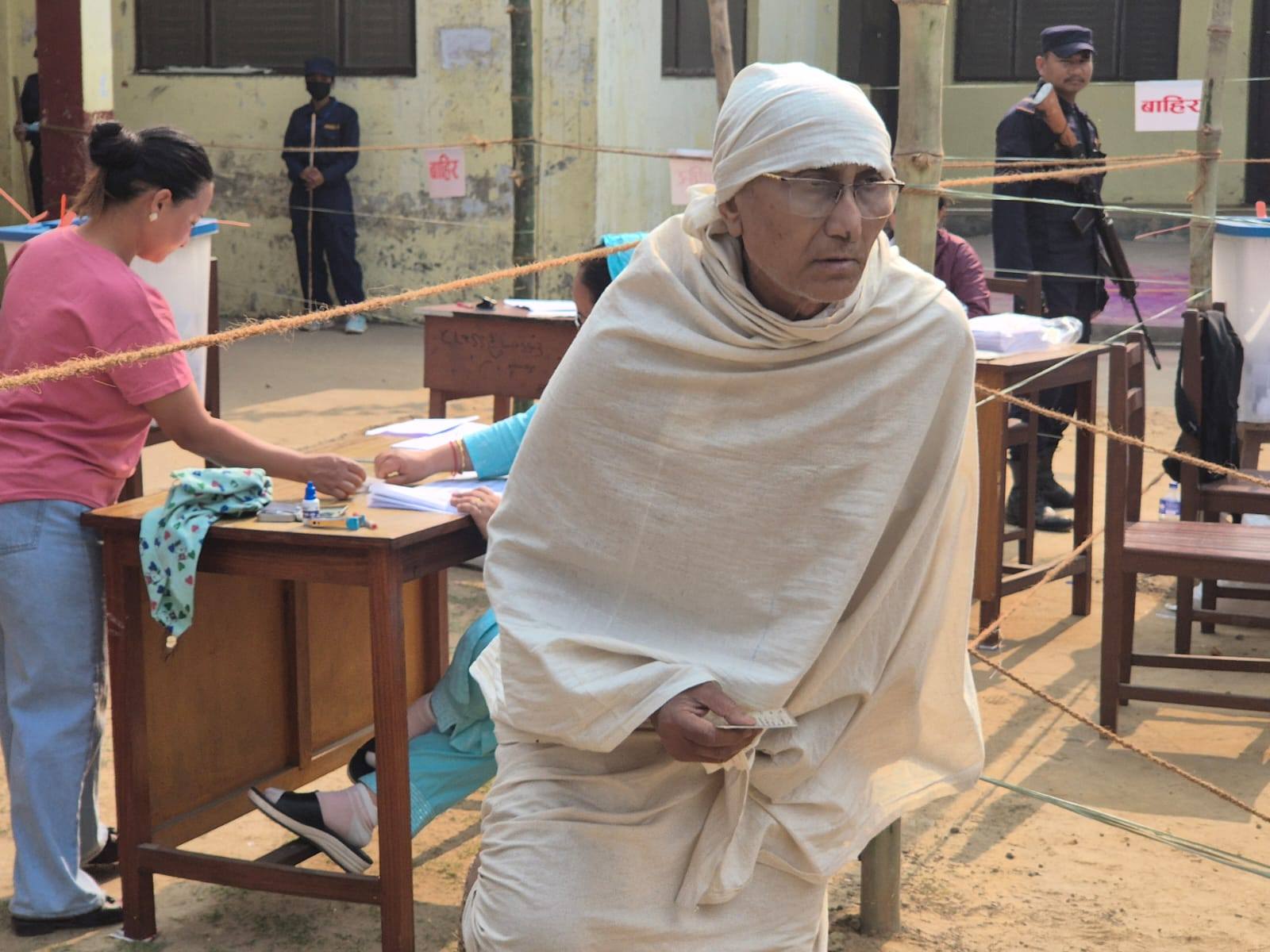 बाँकेमा किरियापुत्रीले गरे मतदान