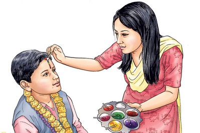 कात्तिक ६ गते ११ः३९ बजे भाइटीकाको उत्तम साइत