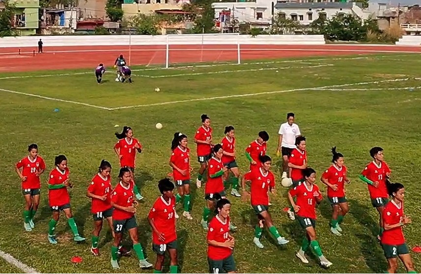 नेपालगन्जमा लुम्बिनी कप महिला फुटबल शुरु