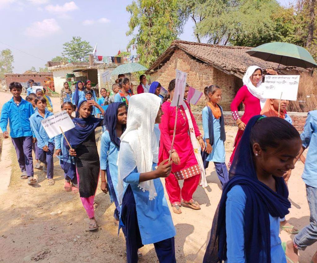 बाँकेका  सामुदयिक विद्यालयमा भर्ना अभियान शुरु