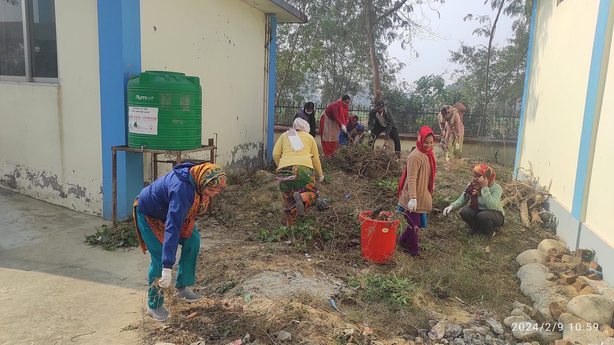 डुडुवामा सरसफाई अभियान सुरु
